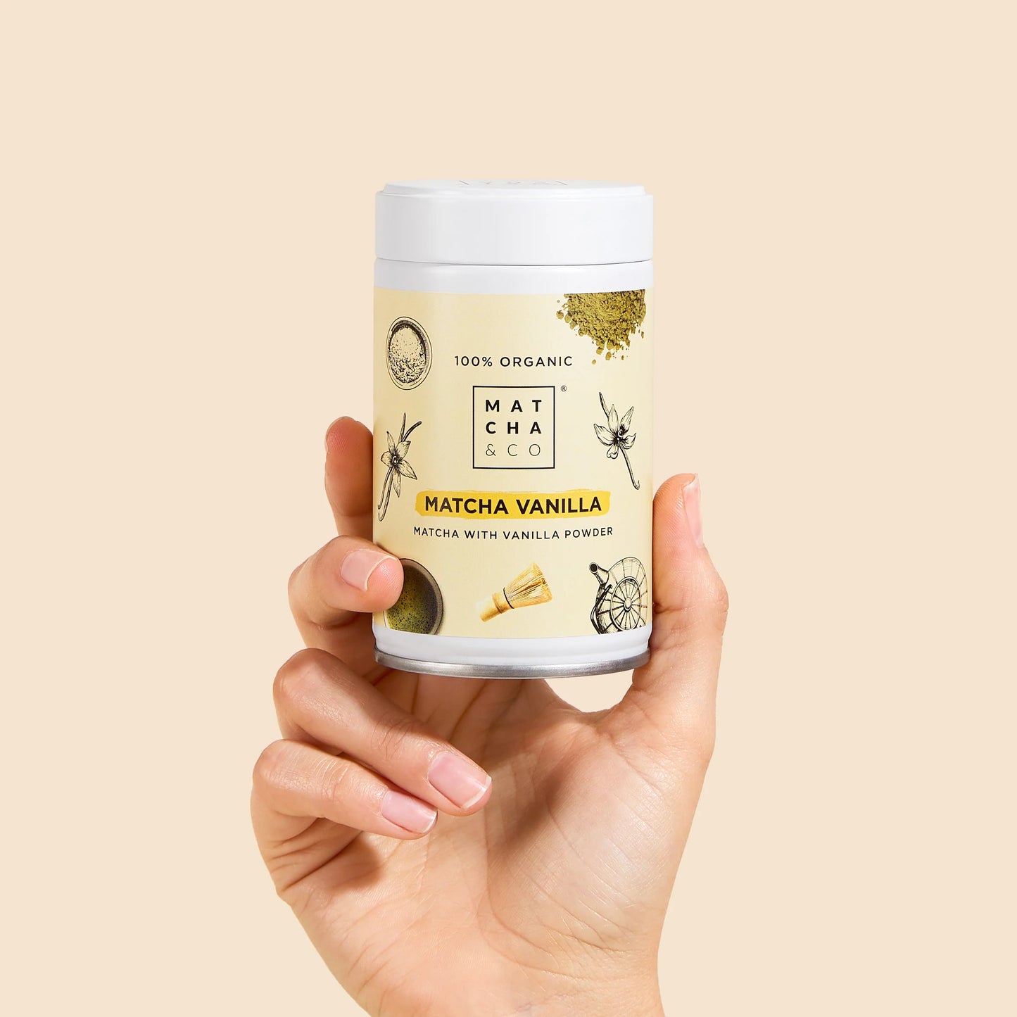 Matcha Vainilla - Té Verde en Polvo Orgánico con Vainilla
