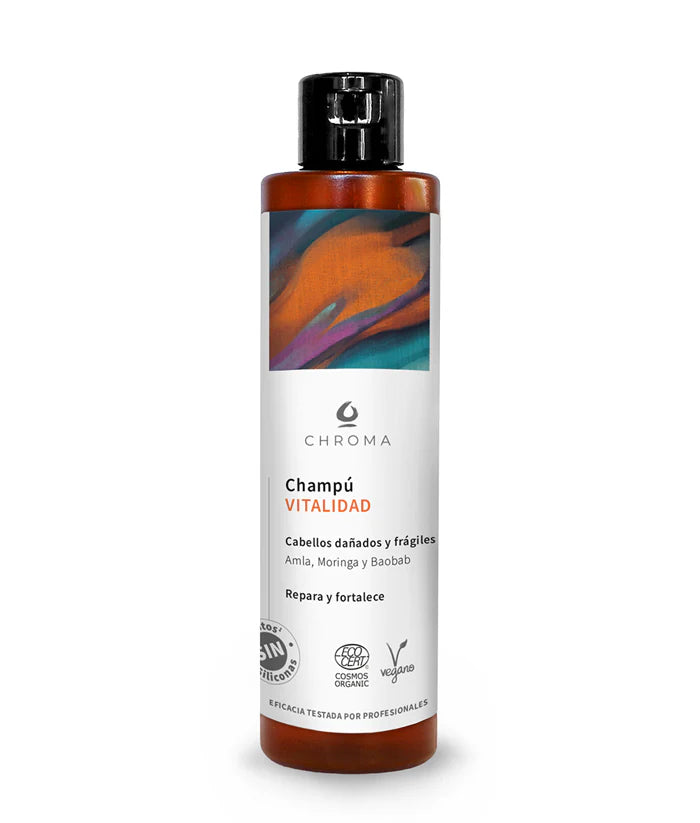 Champú Vitalidad Chroma | Fuerza y brillo para cabello debilitado