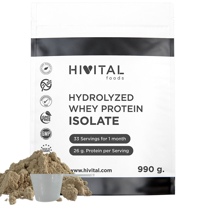 Proteína Aislada de Suero de Leche ISOLATE 1 kg | Alta Pureza, Hidrolizada, Sin Azúcares Añadidos