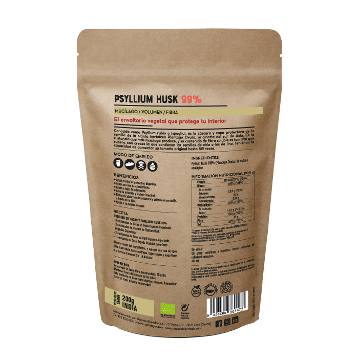 Psyllium Husk BIO – La fibra que cuida y calma desde dentro
