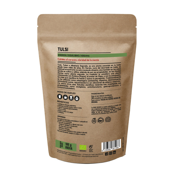 Tulsi BIO – El respiro sagrado que tu cuerpo necesita