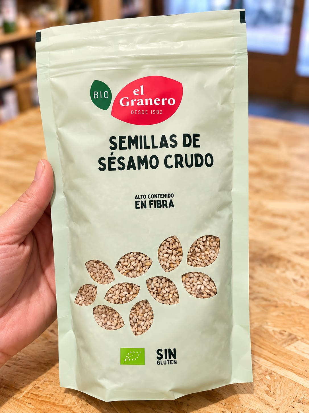Semillas de Sésamo Crudo – 200 g | Fuente Natural de Calcio, Fibra y Grasas Saludables