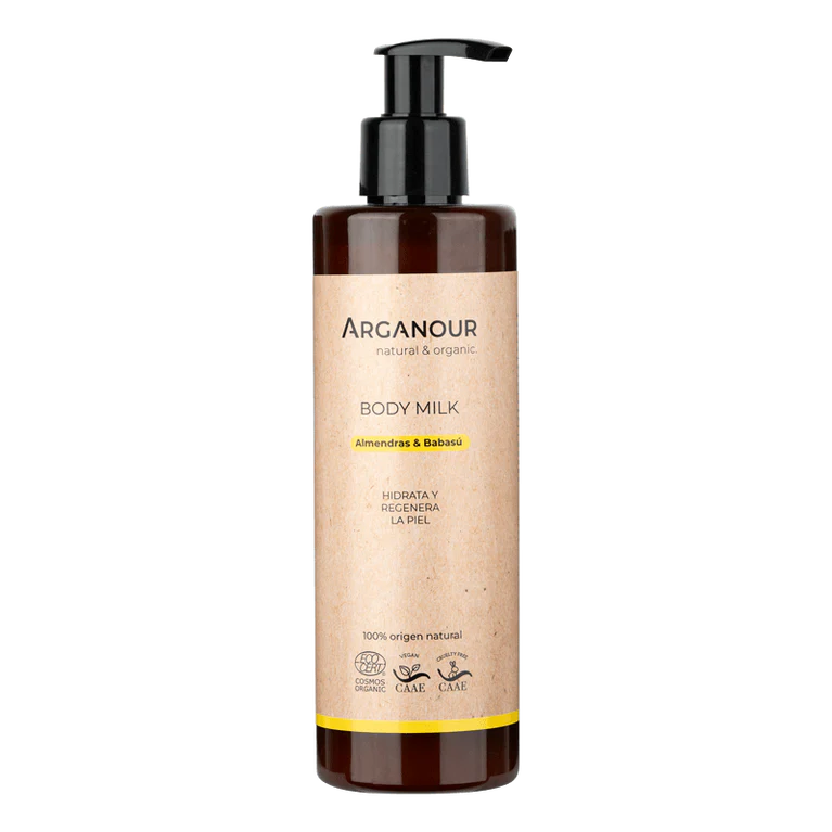 Body Milk con Aroma a Vainilla – Hidratación y Cuidado Natural (250 ml)