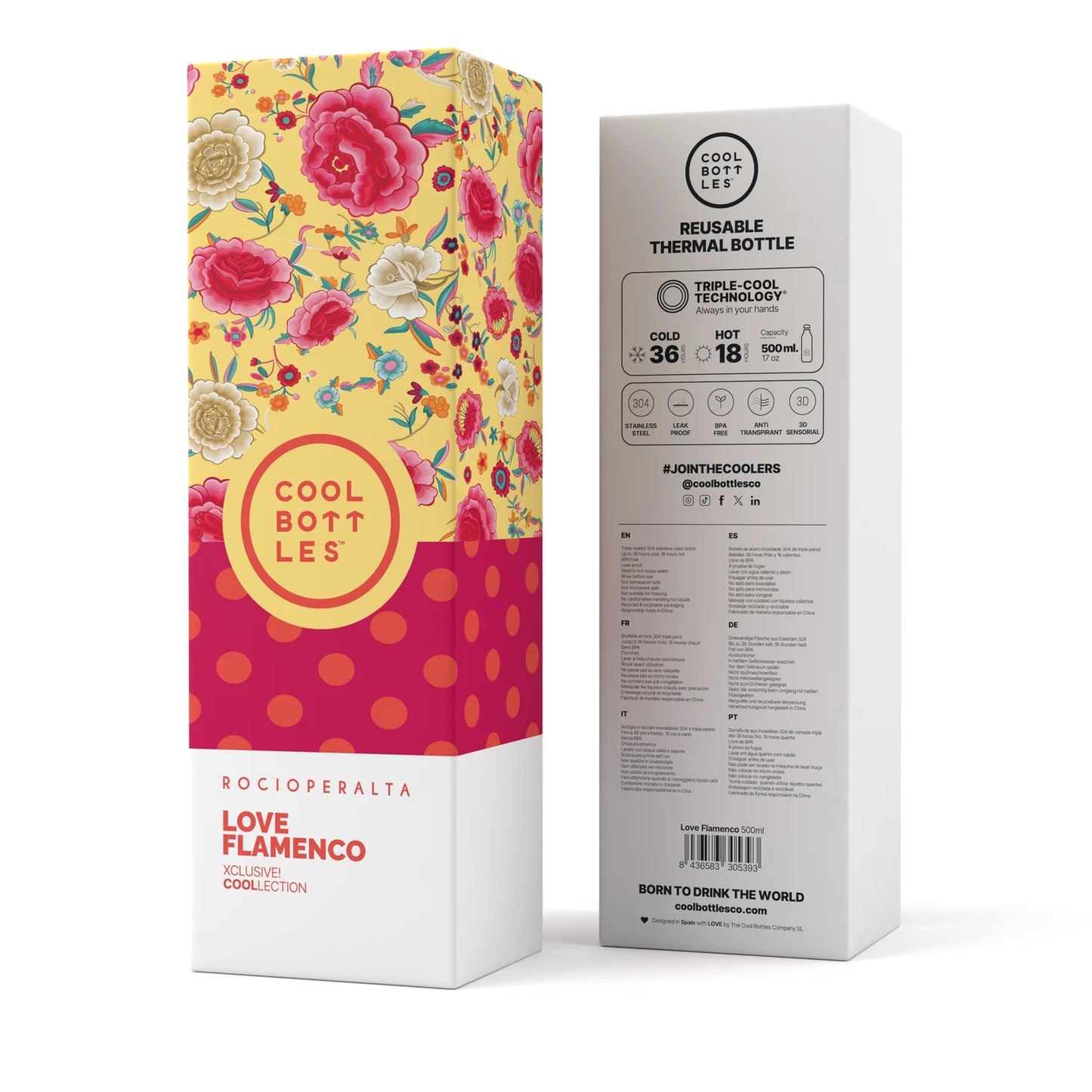 The Bottle - Rocío Peralta Love Flamenco 500ml | Estilo, pasión y bienestar en cada sorbo