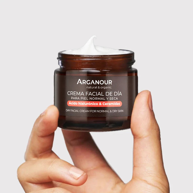 Crema Antiedad de Día 100% Natural | Con Ácido Hialurónico + Ceramidas