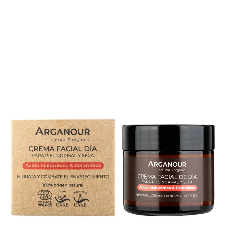 Crema Antiedad de Día 100% Natural | Con Ácido Hialurónico + Ceramidas