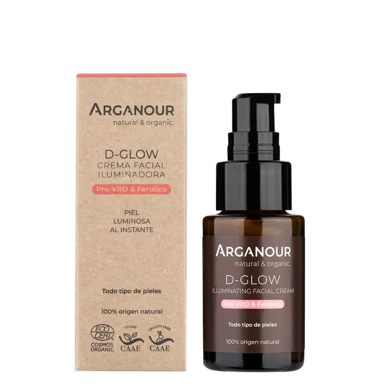 D-Glow Crema Facial Iluminadora | Efecto Glass Skin en 28 Días