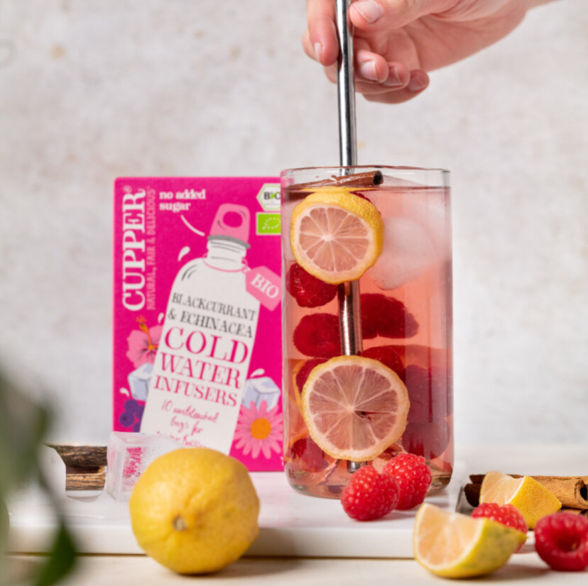 Infusión fría BIO de Grosella Negra y Equinácea -10 bolsitas