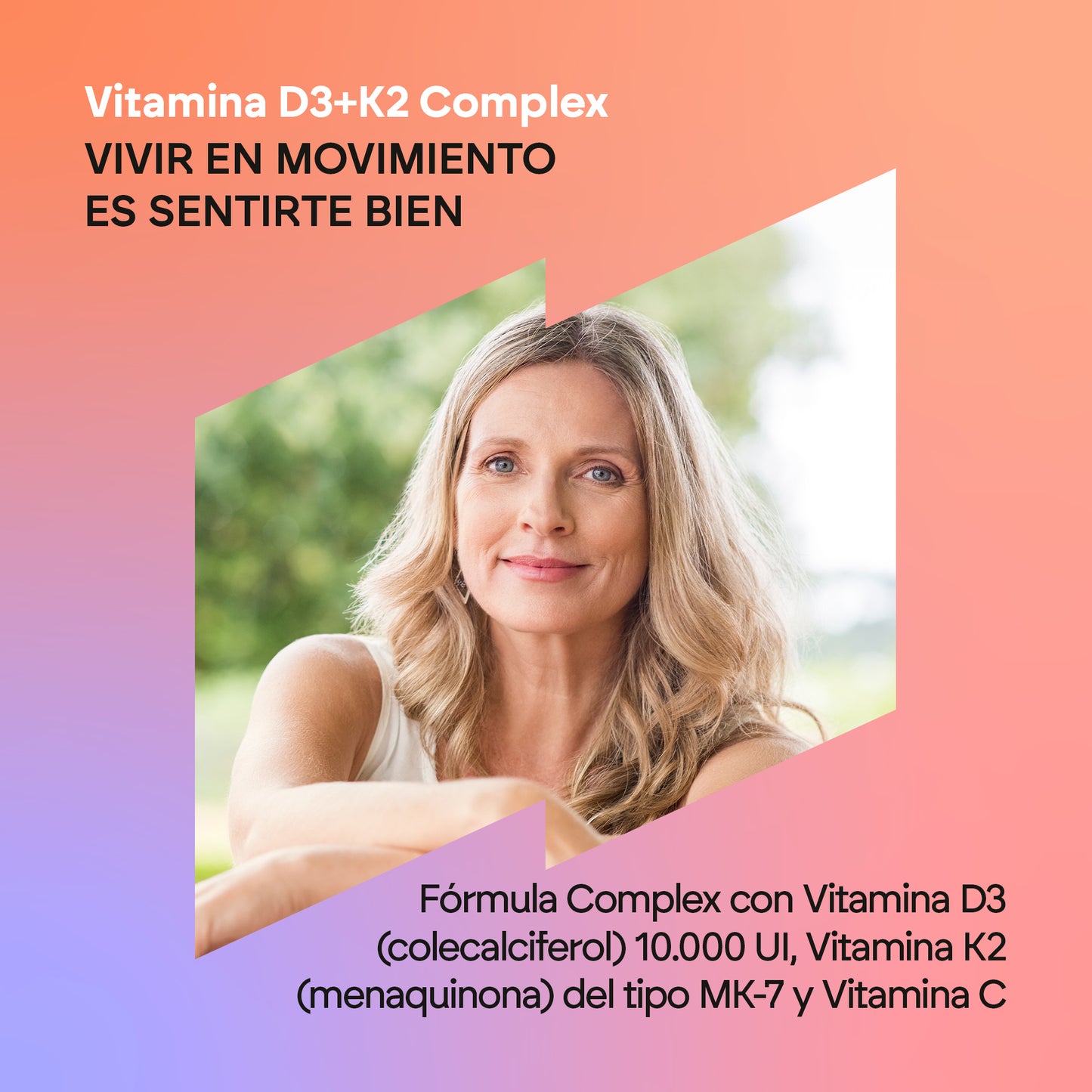 Vitamina D3 + K2 Complex Nutralie – Apoyo natural para huesos y sistema inmune