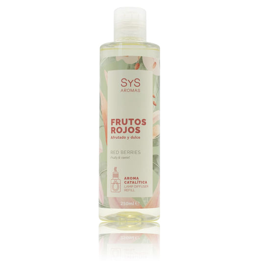 Recambio Lámpara Catalítica Frutos Rojos SYS Aromas 250 ml | Aroma Dulce y Energizante