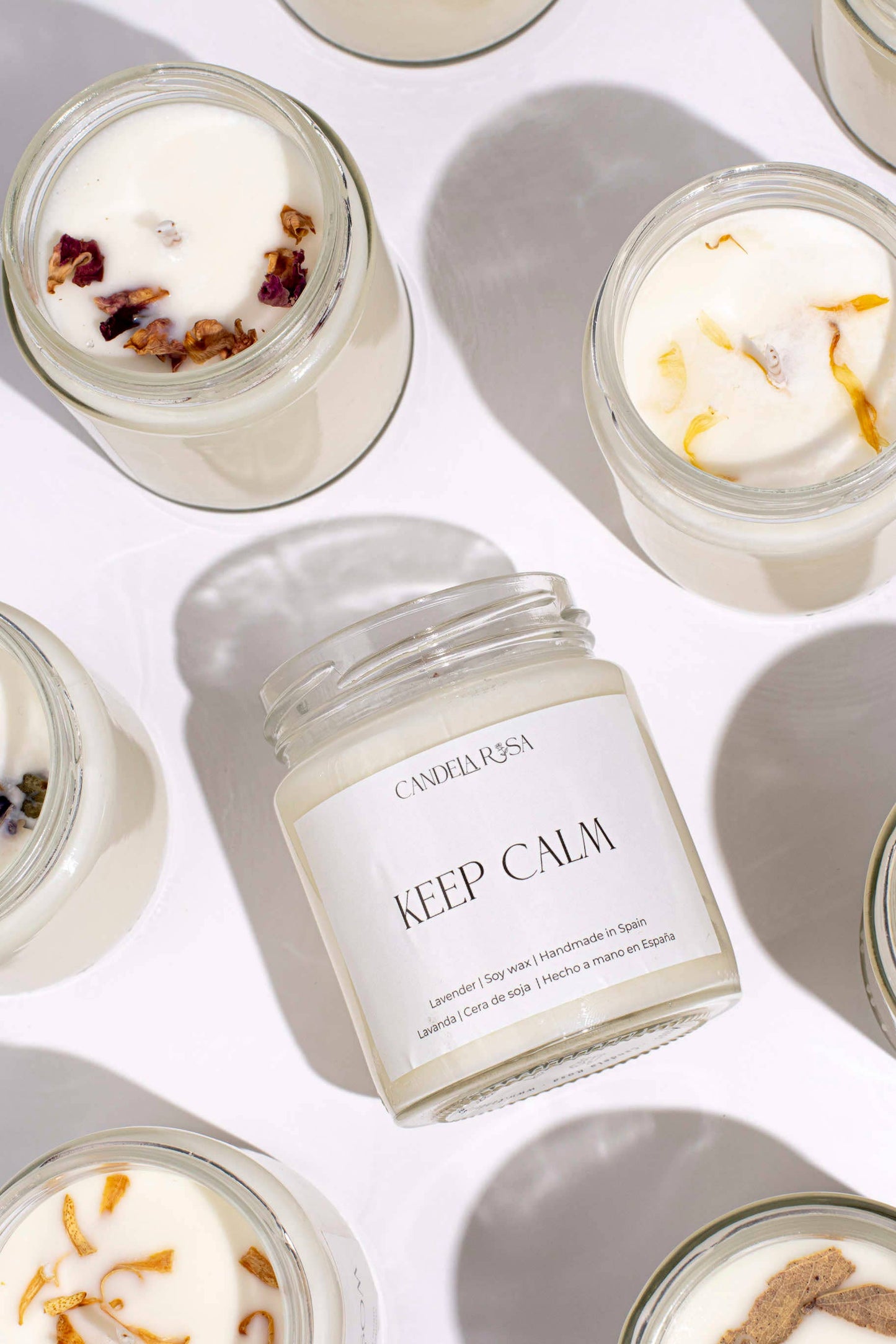 Keep Calm – Vela Aromática Artesanal Lavanda