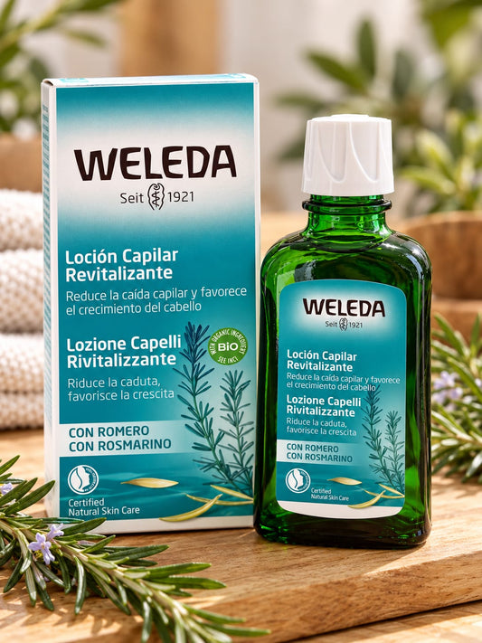 Loción Capilar Anticaída de Romero Weleda – Fortalece, Estimula y Devuelve Volumen al Cabello