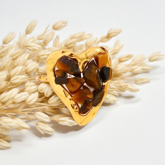 Anillo Ojo de Tigre – Corazón de fuerza y protección