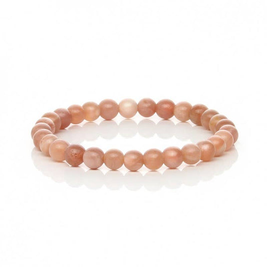 Pulsera Piedra Sol Natural (Melocotón) | Energía, Alegría y Vitalidad – Natural-eso
