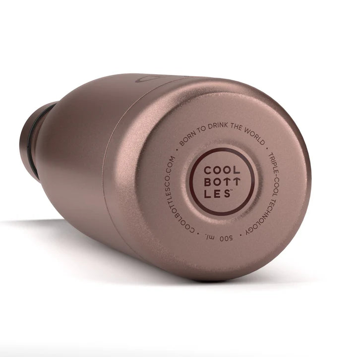 The Bottle - Metallic Rose 550ml- Diseño elegante y máximo aislamiento