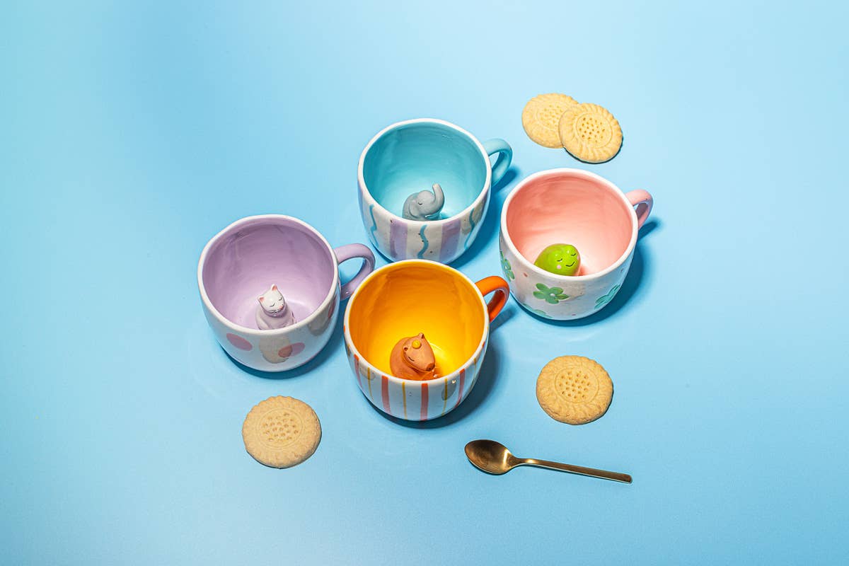 Taza Sorpresa con Rana Oculta – Ideal para té y café