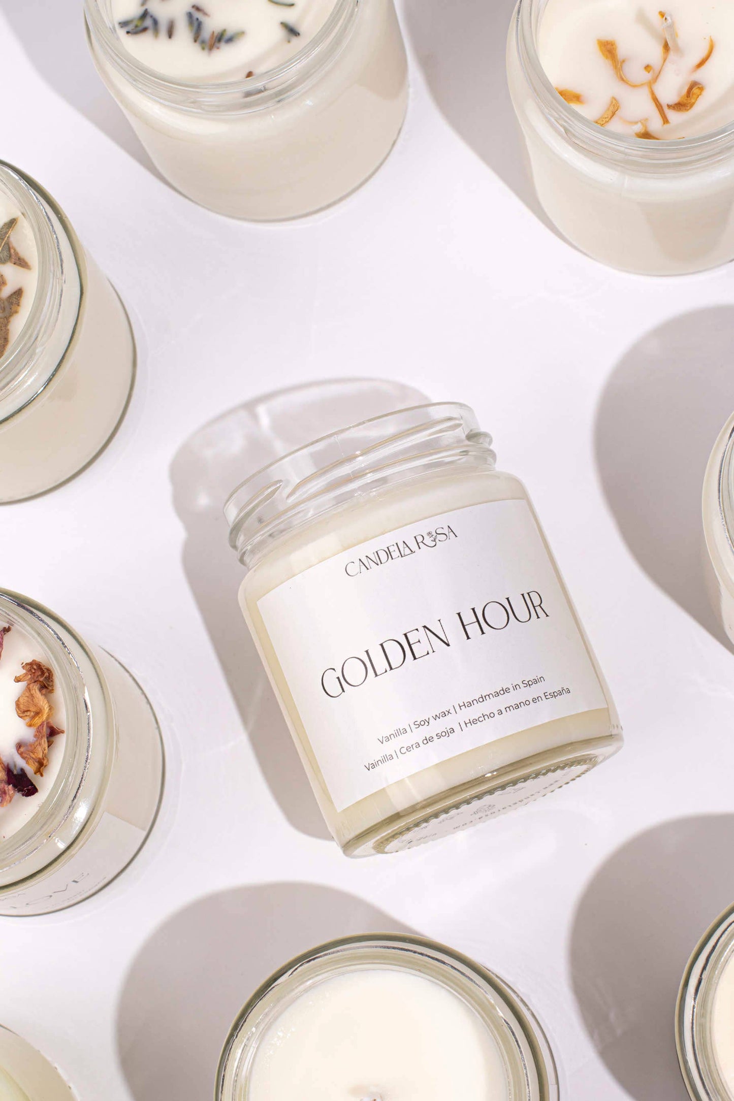 Golden Hour – Vela Aromática Artesanal Vainilla