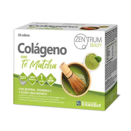 Colágeno con Matcha, Ácido Hialurónico y Biotina | Piel Radiante de Forma Natural
