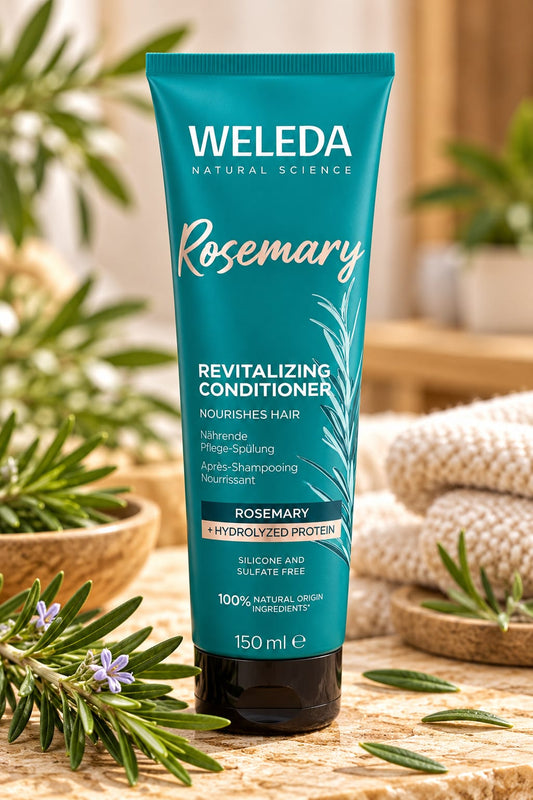 Acondicionador Revitalizante de Romero Weleda 150 ml – Suavidad, Brillo y Volumen sin Apelmazar