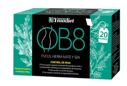 Infusión Control de Peso con Fucus, Mate y Menta | Saciedad y Digestión Ligera