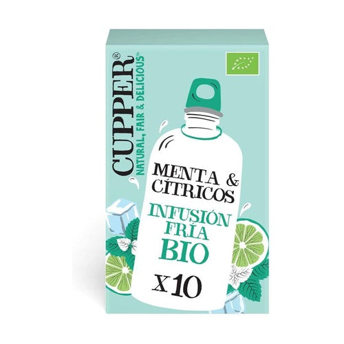 Infusión fría de Menta y Cítricos BIO |10 bolsitas