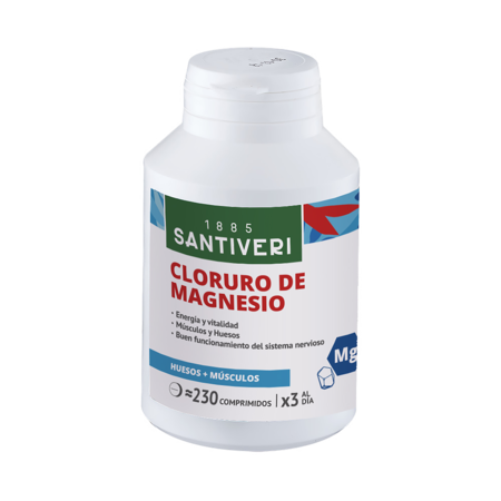 Cloruro de Magnesio 230 Comprimidos | Energía, Músculos y Huesos – Natural-eso