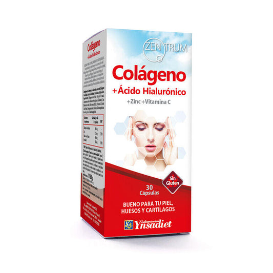 Colágeno Hidrolizado con Ácido Hialurónico, Zinc y Vitamina C