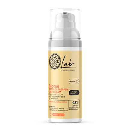 Crema de día con retinol vegano y ácido hialurónico | Terapia rejuvenecedora Lab Biome 50 ml