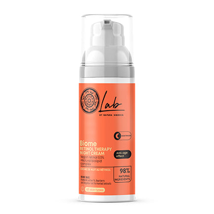 Crema de noche con retinol vegano y biolípidos | Terapia rejuvenecedora Lab Biome 50 ml