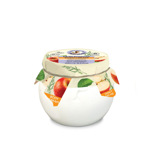 Crema corporal hidratante de rápida absorción con manzana y avena | 250 ml