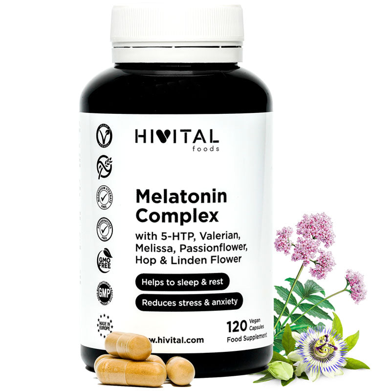 Melatonina Complex: Sueño Reparador y Regulación del Ritmo Circadiano