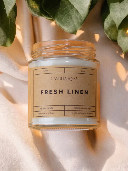 Fresh Linen – Vela Aromática Artesanal Lino Fresco