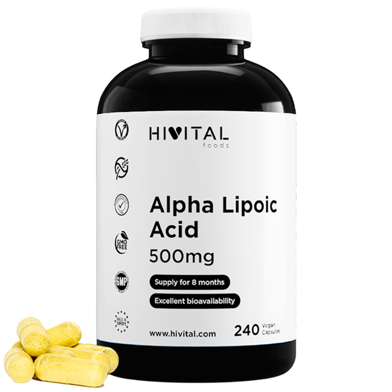 Ácido Alfa Lipoico 500 mg: Energía, Antioxidante y Protección Celular