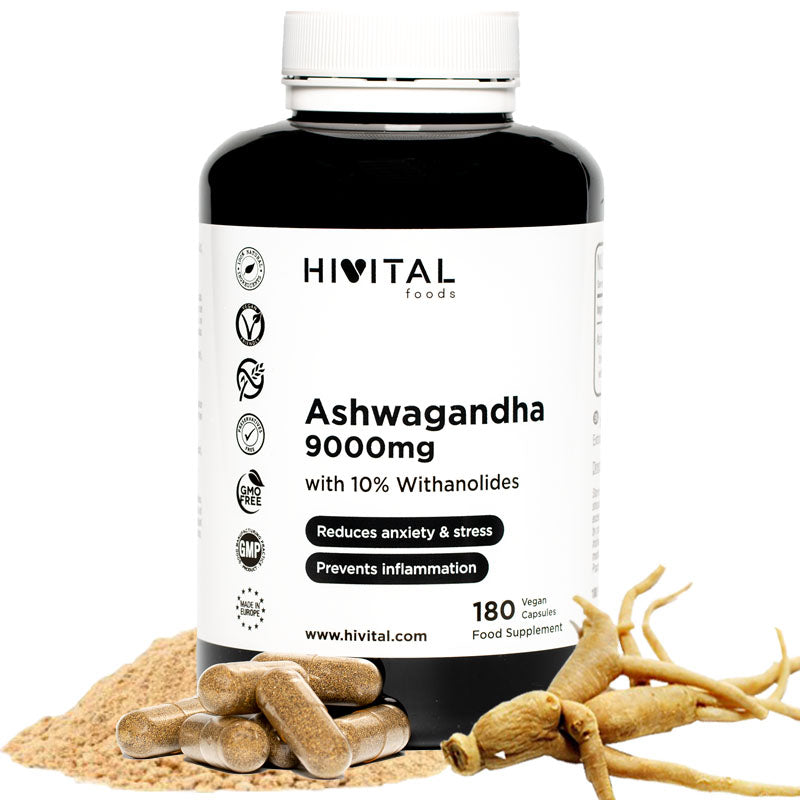 Ashwagandha 9000 mg: Energía y Equilibrio Natural para tu Cuerpo y Mente