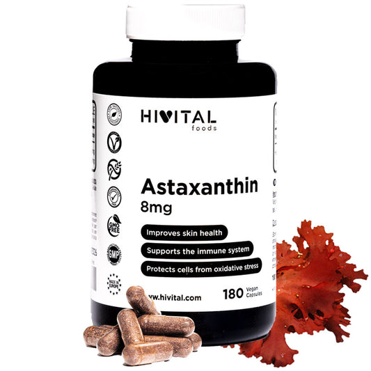 Astaxantina 8 mg: Potente Antioxidante para una Salud Óptima