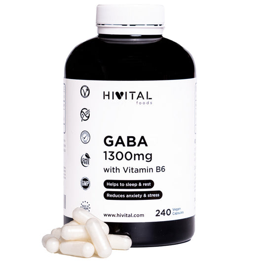 GABA 1300 mg: Relajación Natural y Apoyo para un Sueño Reparador