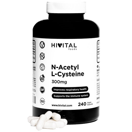 N-Acetil L-Cisteína (NAC) 600 mg – Antioxidante y Desintoxicante Natural