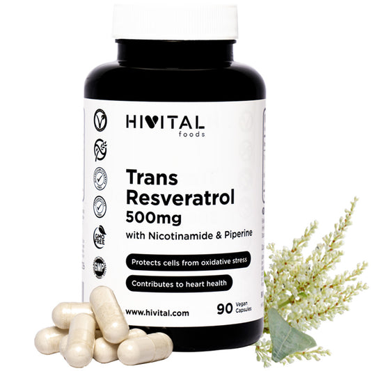 Resveratrol 500 mg: Antioxidante Potente para Salud y Juventud