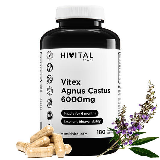 Vitex Agnus Castus 6000 mg – Apoyo Natural para el Equilibrio Hormonal