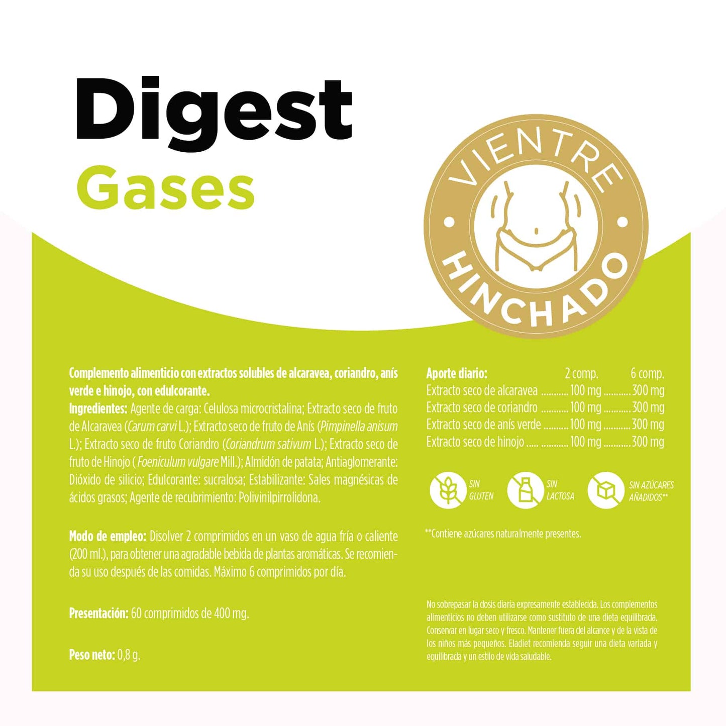 Digest Gases – Complemento Natural para Flatulencias y Malestar Digestivo