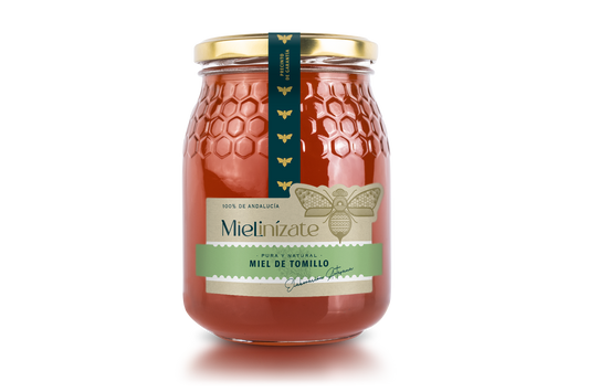 Miel de Tomillo pura y artesanal de Mielinizate | Miel cruda natural
