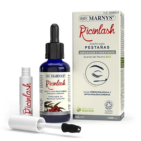 Ricinlash MARNYS – Aceite ecológico reparador para pestañas y cejas