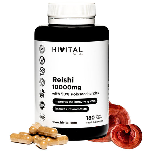 Reishi 10,000 mg: Refuerza tu Inmunidad y Vitalidad Naturalmente