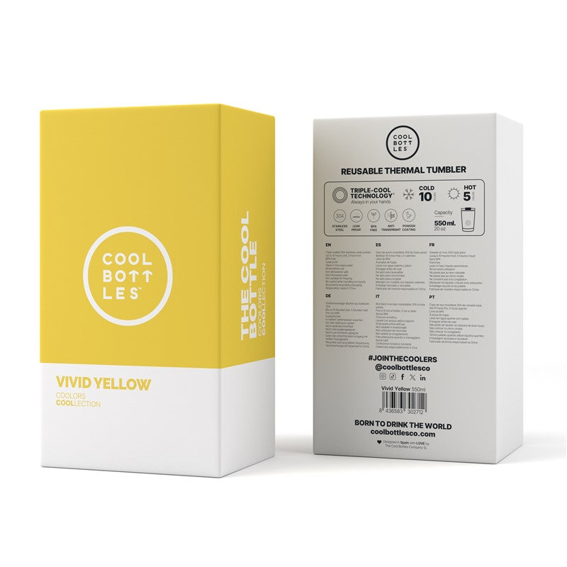 The Tumbler - Vivid Yellow 550ml | Energía, diversión y buen humor