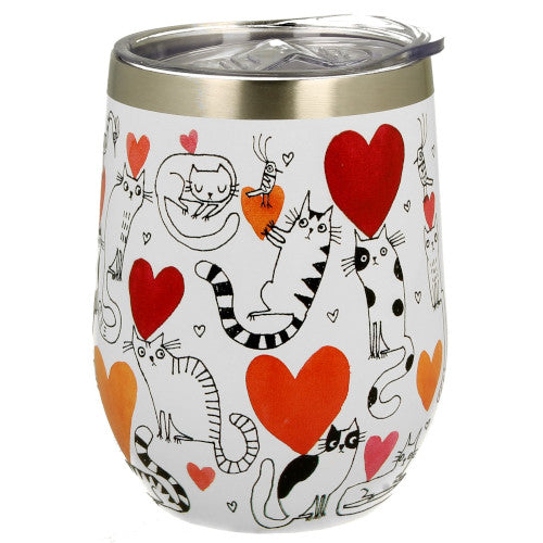 VASO SERCA TÉRMICO DE ACERO INOXIDABLE CON TAPA – 330 ml