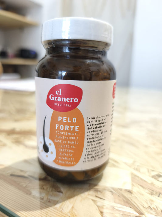 Peloforte 100 caps – Cabello fuerte, denso y con color natural