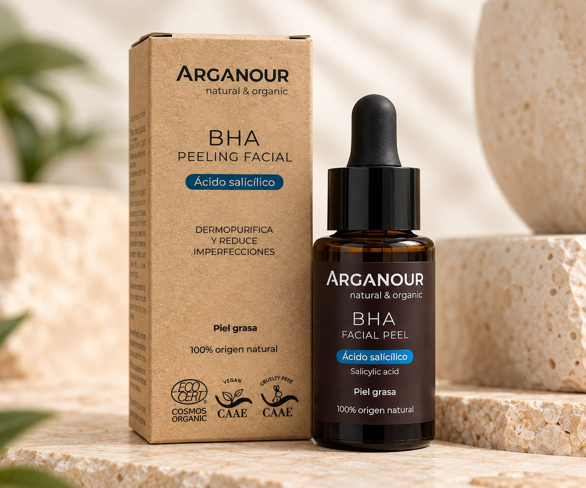 BHA Peeling Facial con Ácido Salicílico 2% – Arganour | 30 ml