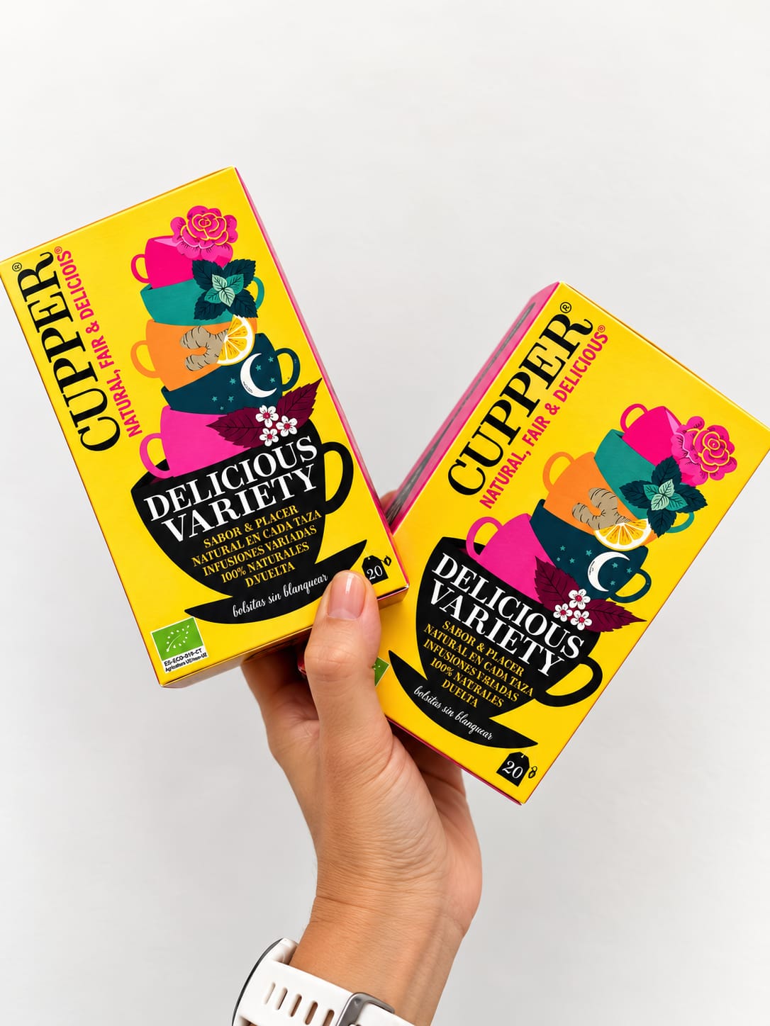 Pack de 5 Infusiones Ecológicas Variadas – Selección de Tés e Infusiones cupper