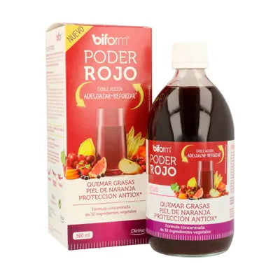 Biform Poder Rojo 500ml – Complemento natural anticelulítico y control de peso