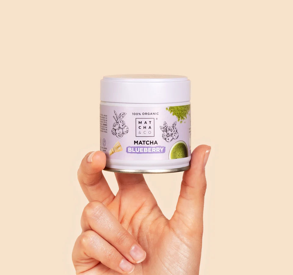 Matcha Arándanos -Té Verde en Polvo con arandanos